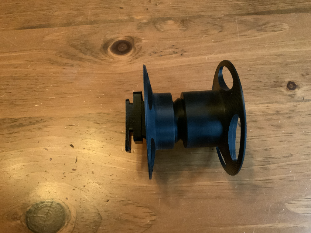 Spool holder - side view