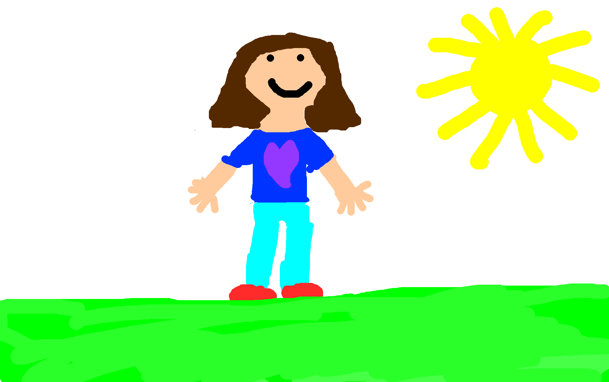 GM - Happy girl in the sun GM - Happy girl in the sun