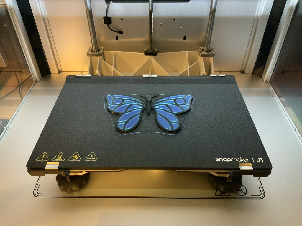 Articulated butterfly