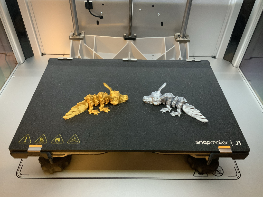 Mini articulated dragons
